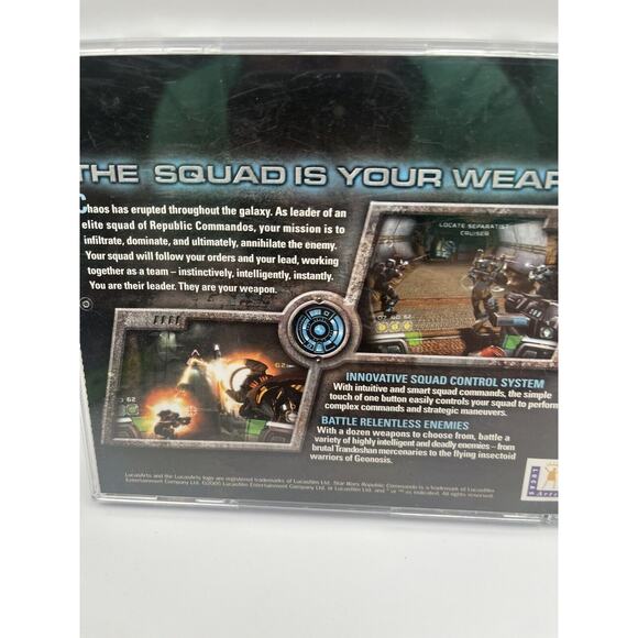 Star Wars Republic Commando 2 Disc PC CD-ROM Game 2005 LucasArts - Picture 3 of 9